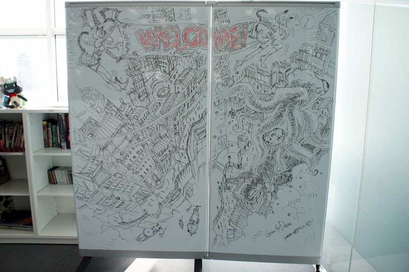 Illustration for article titled Marvel at Sony's Amazing Gravity Rush Whiteboard Drawings